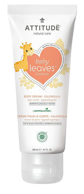 ATTITUDE Body Cream for Baby Calendula Cream Pear Nectar (200 ml)