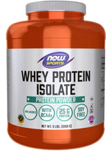 Load image into Gallery viewer, NOW SPORTS Whey Protein Isolate (Unflavoured - 2.2 kg)