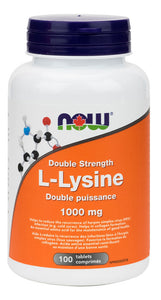NOW L-Lysine Double Strenght (1000mg - 100 tabs)