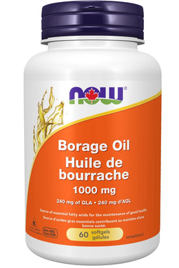 NOW Borage Oil (1000mg - 60 sgels)