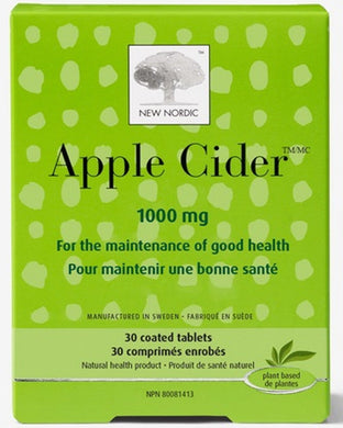 NEW NORDIC Apple Cider Vinegar 1000 (30 Tabs)