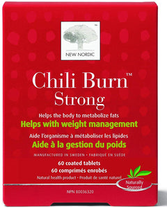 NEW NORDIC Chili Burn Strong (Fat Burner - 60 tabs)
