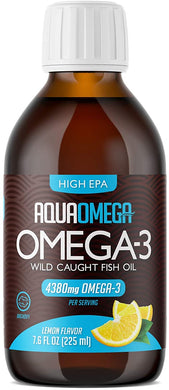 AQUAOMEGA Omega 3 High EPA (Lemon - 225 ml)