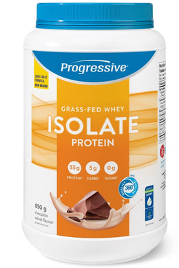 PROGRESSIVE Grass Fed Whey Isolate (Chocolate Velvet - 850 Grams)