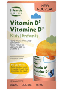 ST FRANCIS HERB FARM Vitamin D3 Kids (15 ml)