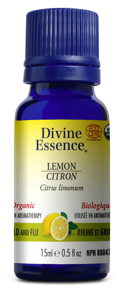 DIVINE ESSENCE Lemon (Organic - 15 ml)