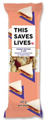 THIS SAVES LIVES Peanut Butter & Jam (Box - 12 x 40 gr)