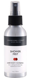 CRAWFORD STREET SKIN CARE Shower Mist -Eucalyptus + Cedarwood